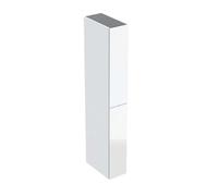 Geberit - Armoire haute 180x24x48 cm, 2 tiroirs, verre/blanc 503.011.01.2