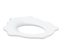 Geberit Bambini anneau de siège de toilette 573370000 avec fonction de support, design tortue, blanc