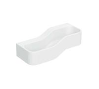Geberit Bambini - Double-lavabo pour enfants, 90x39 cm, à gauche, sans trop-plein, sans trou pour robinetterie, blanc alpin 502.973.00.2