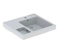 Geberit Bambini lavabo 162700600 60 x 55 cm, avec trou à droite , avec trop-plein, blanc KeraTect