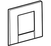 Geberit BetPl. HyTouch UR Bolero pour 241912461 commandes UR à partir de 2009, sgl. -chromé
