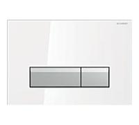 Geberit BetPl. Sigma40 , pour 2 ensembles sp. 242601SI1 verre blanc