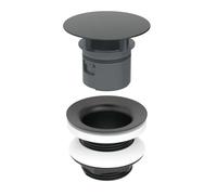 Geberit - Bonde de lavabo non refermable, noir mat 152.050.14.1