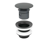 Geberit - Bonde de lavabo non refermable, noir mat 152.080.14.1