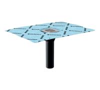 Geberit - Bonde de plain pied, d 5 cm, inox 154.053.00.1