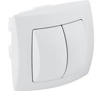 Geberit - Bouton Poussoir Manuel pour double charge de chasse, pour système de chasse pour toilettes Geberit avec portail de chasse Neu (240.572.11.1)