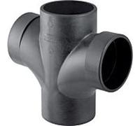 Geberit Branche courbée Silent db20 310102141 DN 100, double, 88,5 degrés, avec rayon intérieur