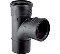 Geberit Branche courbée Silent PP 390454141 DN 90/90, 87,5 degrés, avec rayon intérieur
