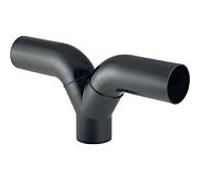 Geberit Branche de pantalons Pe 367458161 DN 100/100, 2x90Grad, avec jambes longues, PE-HD