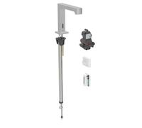 Geberit Brenta - Mitigeur de lavabo électronique, alimenté par générateur, easy to clean, inox brossé 116.196.SN.1