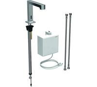 Geberit Brenta - Mitigeur de lavabo électronique, avec mélangeur, alimentation par le réseau, chrome 116.172.21.1