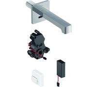 Geberit Brenta - Mitigeur de lavabo électronique Brenta encastré, pour eau froide, sans mélangeur, longueur : 170 mm, alimentation par le pile, chrome 116.273.21.1