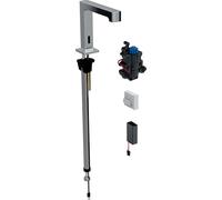 Geberit Brenta - Mitigeur de lavabo thermostatique électronique, alimentation depuis pile, chrome 116.198.21.1
