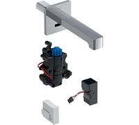 Geberit Brenta - Mitigeur de lavabo thermostatique électronique encastré, longueur 220 mm, alimentation secteur, chrome 116.297.21.1