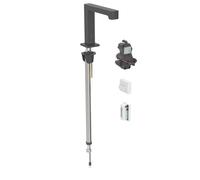 Geberit Brenta - Mitigeur électronique de lavabo, alimentation par générateur, easy to clean, noir mat 116.196.14.1