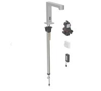 Geberit Brenta - Mitigeur électronique de lavabo, alimentation secteur, easy to clean, inox brossé 116.194.SN.1