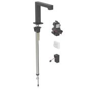 Geberit Brenta - Mitigeur électronique de lavabo, alimentation secteur, easy to clean,noir mat 116.192.14.1