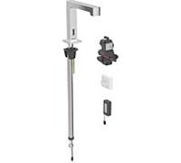Geberit Brenta infrarouge mitigeur lavabo ensemble de support, à piles, boîtier de fonction mitigeur lavabo , chromé brillant, sans mélangeur