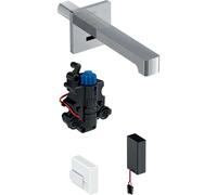 Geberit Brenta - Mitigeur thermostatique électronique encastré pour lavabo, alimentation par piles, facile à nettoyer, chromé 116.278.21.1