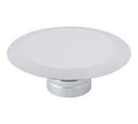 Geberit cache-caniveau d62-11, 150251211 pour siphon de receveur de douche, chromé brillant