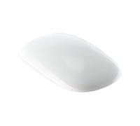Geberit Citterio WC siège 500540011 Charnières en laiton chromé, avec mécanisme de fermeture amortie, blanc , forme fermée