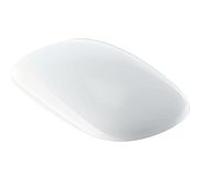 Geberit Citterio WC siège 500540011 Charnières en laiton chromé, avec mécanisme de fermeture amortie, blanc , forme fermée