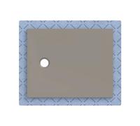 Geberit CleanFloor30 Receveur de douche rectangulaire/carré, 551004291,