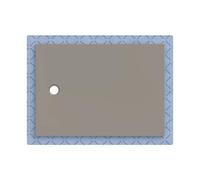 Geberit CleanFloor30 Receveur de douche rectangulaire/carré, 551023291,