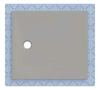 Geberit Receveur de douche CleanFloor30 551012291 affleurant 90x100 cm gris mat, voile d'étanchéité