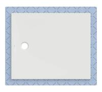 Geberit CleanFloor30 surface de douche, intégrée, avec voile d'étanchéité, 120x100cm, 551.022.00.1, Couleur: blanc / mat