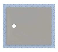 Geberit Receveur de douche CleanFloor30 100 x 120 cm affleurant au sol gris mat 551022291