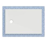 Geberit CleanFloor30 surface de douche, intégrée, avec voile d'étanchéité, 120x80cm, 551006001, Couleur: blanc / mat - CM