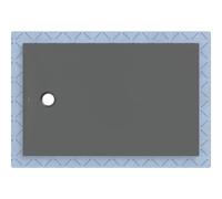 Geberit CleanFloor30 surface de douche, intégrée, avec voile d'étanchéité, 140x90cm, 551015DM1, Couleur: graphite / mat - CM