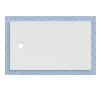 Receveur de douche Geberit CleanFloor30 551016001, affleurant au sol, avec joint d'étanchéité en polaire, 90 x 150 cm, blanc mat