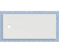 Geberit CleanFloor30 surface de douche, intégrée, avec voile d'étanchéité, 170x80cm, 551.010.00.1