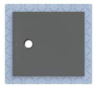 Geberit CleanFloor30 surface de douche, intégrée, avec voile d'étanchéité, 90x80cm, 551.003.DM.1, Couleur: graphite / mat