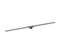 Geberit CleanLine - Canivelle de douche en inox 80, 30-90 cm, chrome noir / chrome brossé 154.440.QC.1
