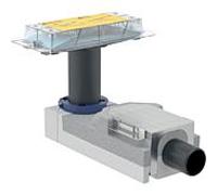 Geberit CleanLine douche match0 kit CleanLine 154150001 Ø 50 mm, pour hauteur de plancher à partir de 90 mm