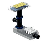 Geberit CleanLine - Kit d'installation rugueuse du caniveau de douche avec alimentation, pour les sols à partir de 180 mm, sortie 50 mm 154.159.00.1