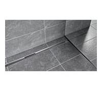 Geberit CleanLine80 Caniveau de douche 154441KS1 30-130 x 4,4 cm, inox poli / inox brossé, de plain-pied