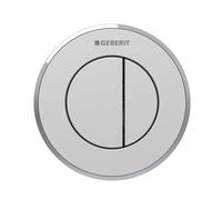 Geberit - Commande à distance de chasse d’esu type 10, 2 actions, easy to clean, chrome mat 116.055.JQ.1