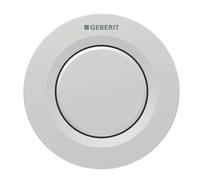 Geberit - Commande à distance de chasse d'eau type 01, pour réservoir de chasse encastré 8 cm, chrome mat 116.041.JQ.1