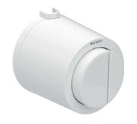 Geberit - Commande de chasse d'eau à distance, pneumatique, chasse d'eau 2 actions, blanc alpin 116.049.11.1