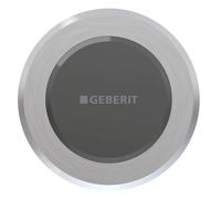 Geberit - Commande de chasse d'eau à distance type 10, alimentation secteur, acier brossé 115.956.SN.6