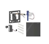 Geberit - Commande électronique de chasse d’eau d'urinoir type 40, alimentation secteur, Bluetooth, verre/noir 116.237.SJ.1