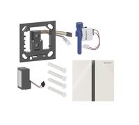 Geberit - Commande électronique de chasse d’eau d'urinoir type 40, alimentation secteur, Bluetooth, verre/gris sable 116.227.JL.1