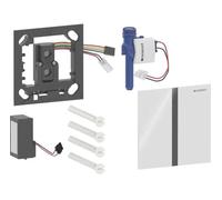 Geberit - Commande électronique de chasse d’eau d'urinoir type 40, alimentation secteur, Bluetooth, verre/blanc 116.227.SI.1
