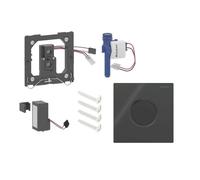 Geberit - Commande électronique de chasse d'eau d'urinoir type 01, alimentation par piles, noir 116.031.DW.5