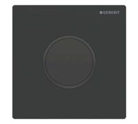 Geberit - Commande électronique de chasse d'eau d'urinoir, type 10, à piles, easy to clean, noir mat 116.035.16.1