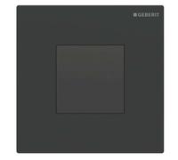 Geberit - Commande électronique de chasse d'eau d'urinoir, type 30, à piles, noir mat 116.037.16.1